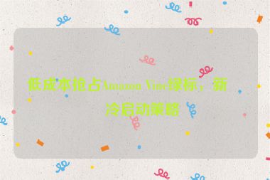 低成本搶占Amazon Vine綠標(biāo)，新品冷啟動策略