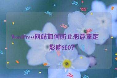 WordPress網(wǎng)站如何防止惡意重定向影響SEO？