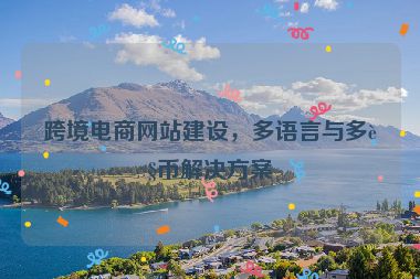 跨境電商網(wǎng)站建設(shè)，多語言與多貨幣解決方案