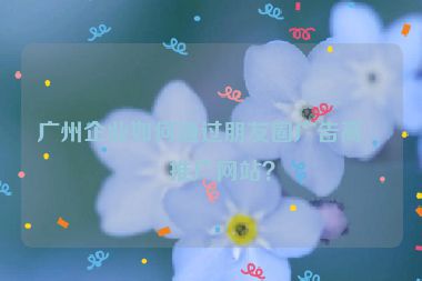 廣州企業(yè)如何通過朋友圈廣告高效推廣網(wǎng)站？