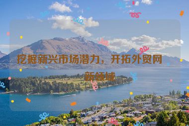 挖掘新興市場潛力，開拓外貿(mào)網(wǎng)站新領(lǐng)域