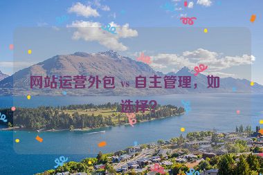 網(wǎng)站運(yùn)營(yíng)外包 vs 自主管理，如何選擇？