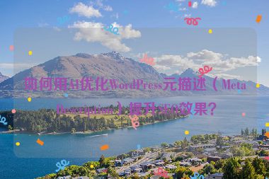 如何用AI優(yōu)化WordPress元描述（Meta Description）提升SEO效果？