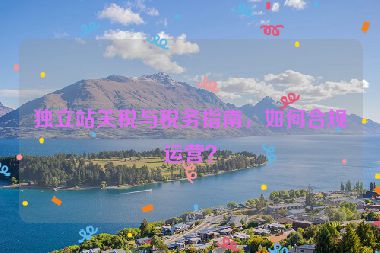 獨立站關(guān)稅與稅務(wù)指南，如何合規(guī)運營？