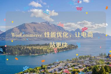 WooCommerce 性能優(yōu)化，讓電商網(wǎng)站更快