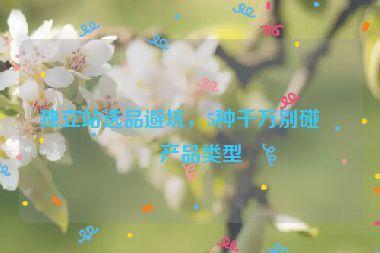 獨立站選品避坑，5種千萬別碰的產品類型