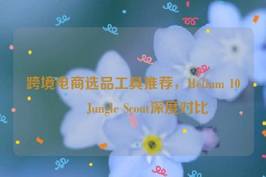 跨境電商選品工具推薦，Helium 10與Jungle Scout深度對比