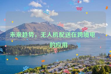未來(lái)趨勢(shì)，無(wú)人機(jī)配送在跨境電商的應(yīng)用