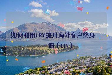 如何利用CRM提升海外客戶終身價(jià)值（LTV）