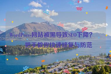 WordPress網站被黑導致SEO下降？手把手教你快速修復與防范