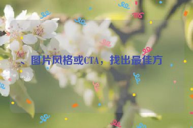 、圖片風(fēng)格或CTA，找出最佳方案