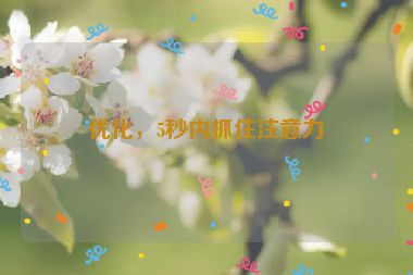 優(yōu)化，5秒內(nèi)抓住注意力