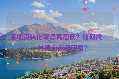 落地頁轉(zhuǎn)化率忽高忽低？如何找到并穩(wěn)定關(guān)鍵因素？