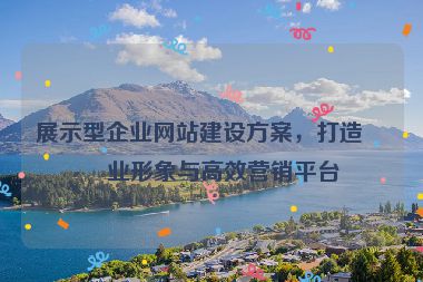 展示型企業(yè)網(wǎng)站建設(shè)方案，打造專業(yè)形象與高效營銷平臺